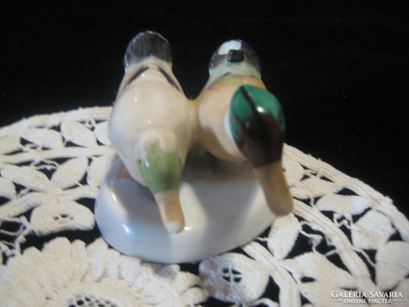 Pair of old ducks from Aquincum 8 x 6 cm, one with a tiny bang at the end of the tail