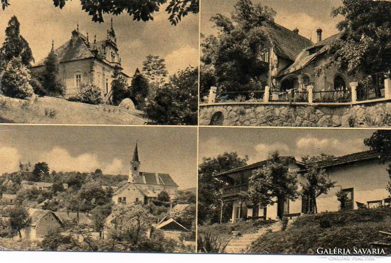 C - 048 Futott magyarországi képeslapok  Nógrádverőce - részletek  (eredeti 60 filléres)