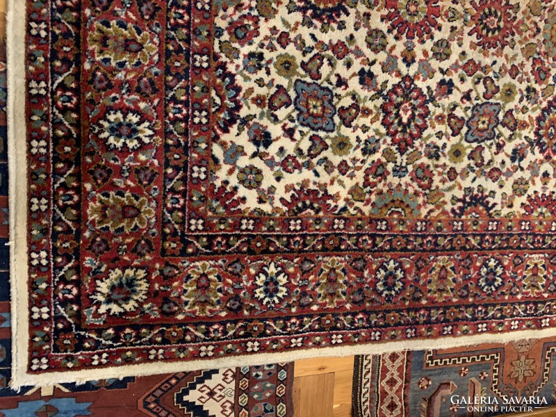 Wool is worn but beautiful: antique tabriz rug 6m2