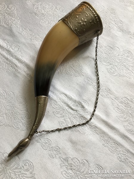 Horn ornament 24 cm