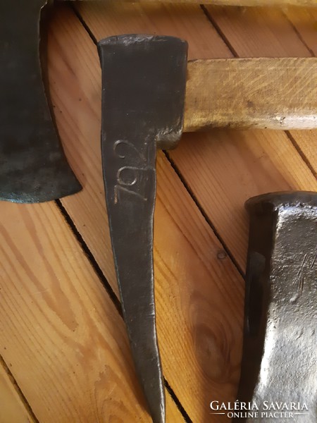 Numbered, marked miner's tools