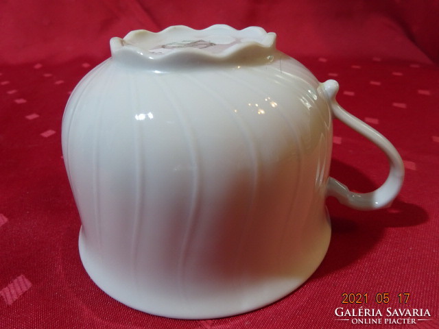 REGINA Seltmann Weiden német porcelán, fehér teáscsésze, átmérője 10 cm. Vanneki!