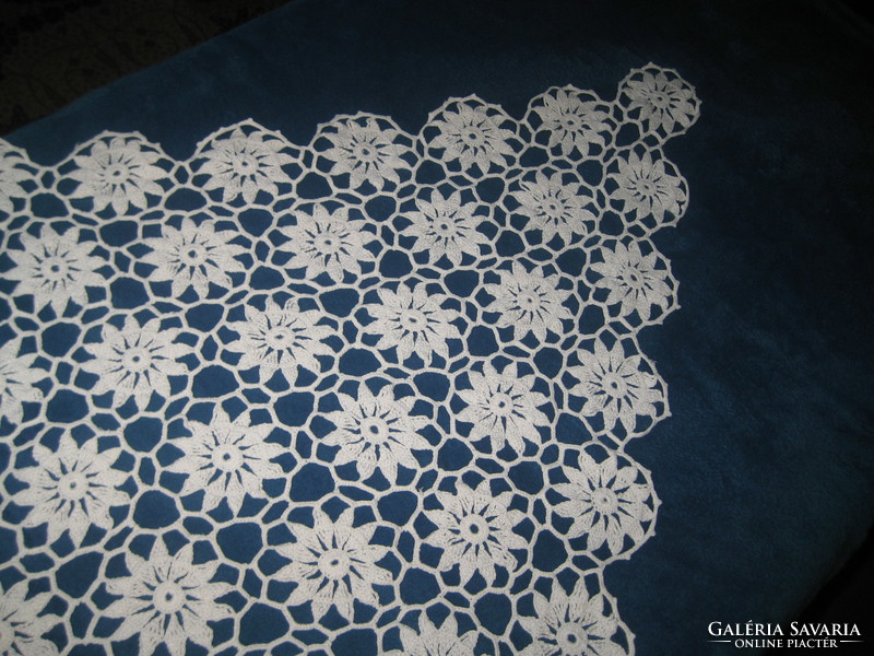 Crochet tablecloth 105 x 60 cm