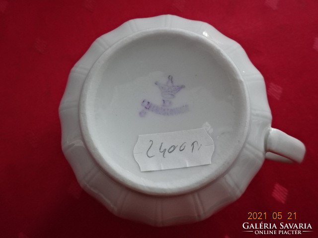 Csehszlovák porcelán pohár, átmérője 9 cm. Vanneki!