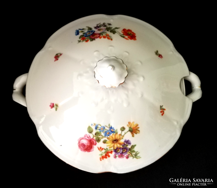 Fabulous old drasche Budapest porcelain soup bowl