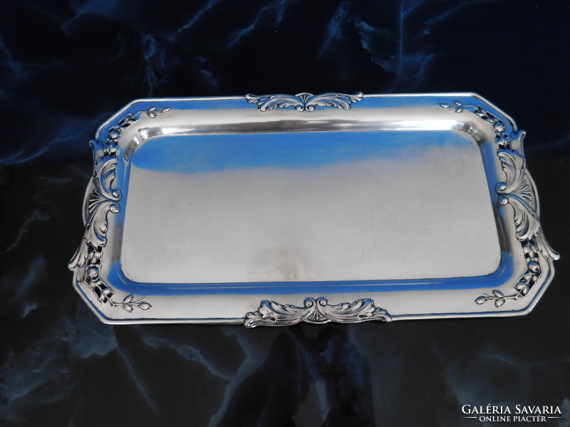 Art Nouveau silver tray 640 g