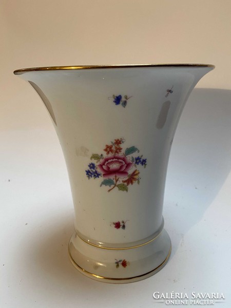 Herendi váza, Bouquet mintás, 17 cm