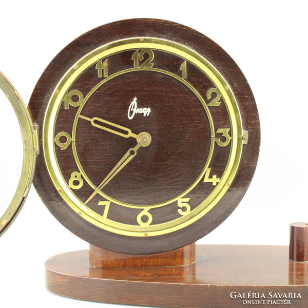 Orgyar table clock, old table clock, vintage table clock