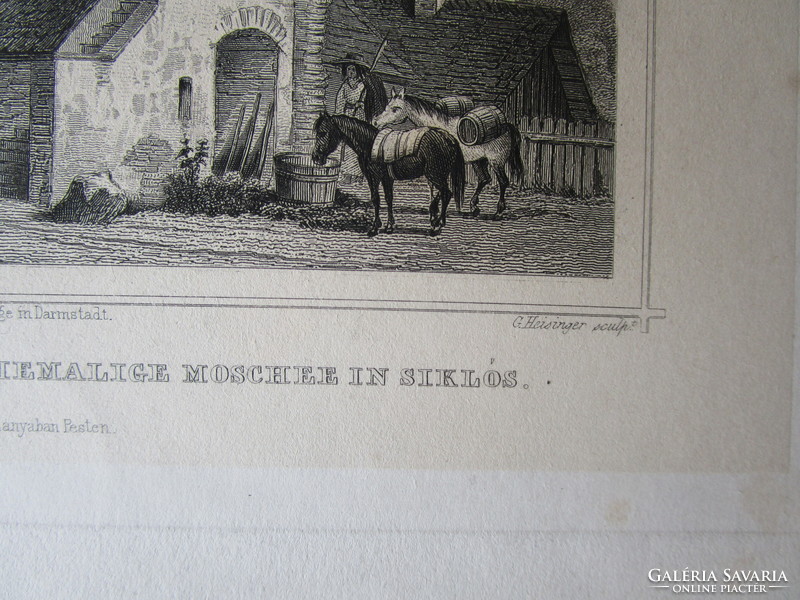 Skilós Mosque used to be a view marked Rohbock engraving image approx. 1850