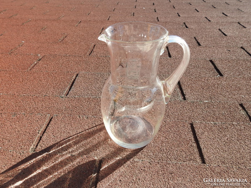 Retro restaurant water jug - glass jug