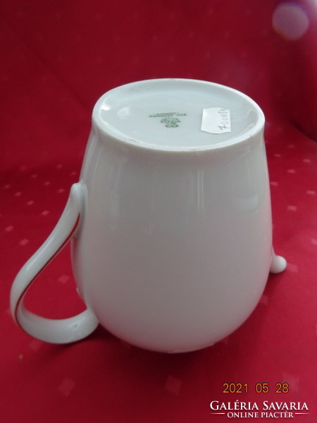 Fein bayreuth germany porcelain teapot with gold trim. He has!