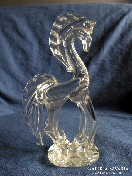 Csodás ló, paripa szobor, hibátlan 21,5 cm