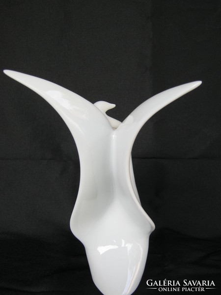 Royal dux jezek porcelain art deco swan 18 cm