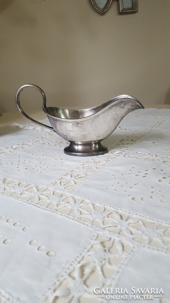 Silver-plated Berndorf large sauce and gravy pourer