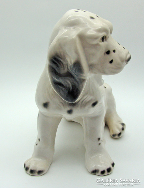 B672 Óriás porcelán kutya - szép hibátlan állapotban