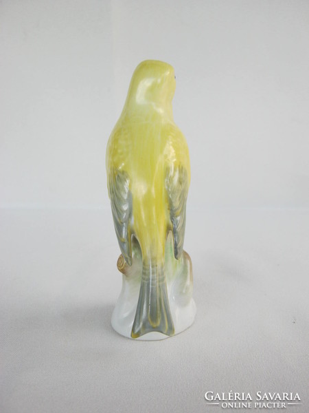 Herend porcelain bird yellow canary