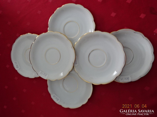 SELTMANN WEIDEN Bavaria német porcelán minőségi kávéscsésze alátét - hatdarabos. Vanneki!