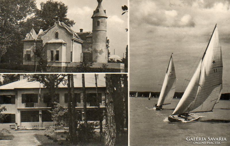 Ba - 138 Körkép a Balaton vidékről a XX.század közepén .Balatonfenyves, kikötő