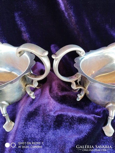 Silver 925 English Sauce Pouring Pair (1924)