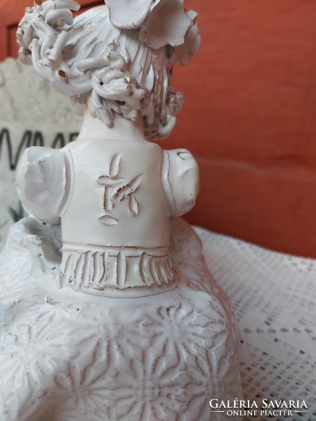 Rare blacksmith year marked ceramic nipp sculpture nostalgia piece