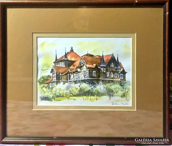 Balázs Márta painting in beautiful condition