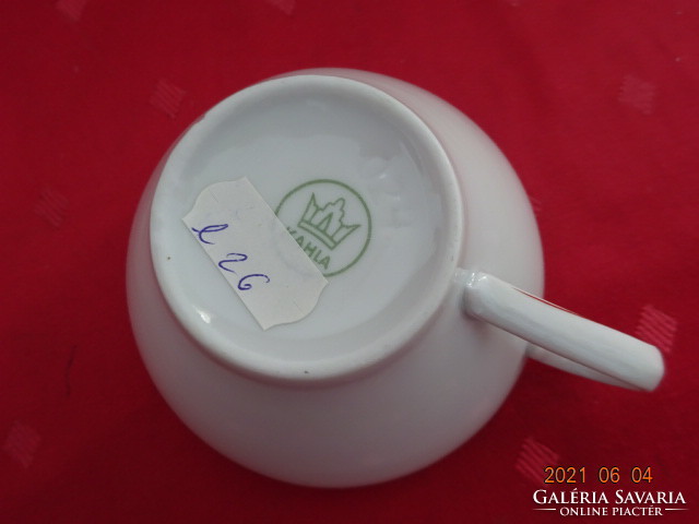 Kahla GDR German porcelain tea cup, diameter 10 cm, height 5.8 cm. He has!