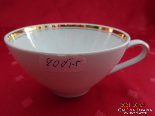 Kahla GDR German porcelain tea cup, diameter 10 cm, height 5.8 cm. He has!