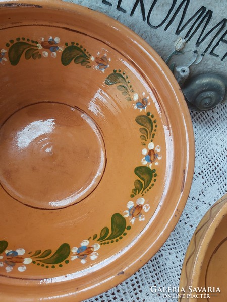 Beautiful Ceramic 27cm Floral Folk Wedding Bowls Scones Bowl Nostalgia, Collectors Pieces