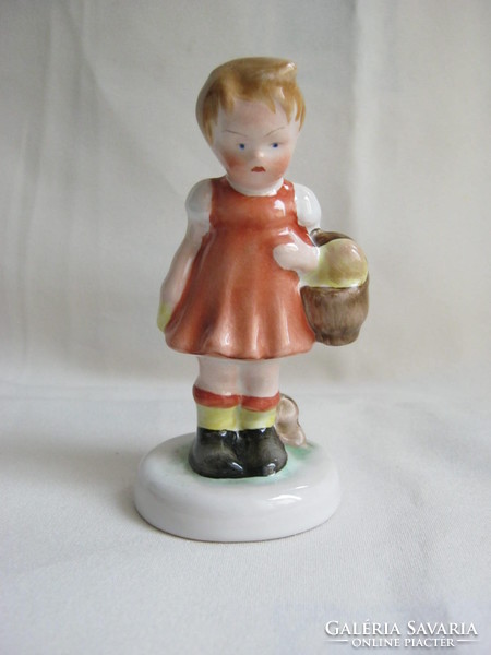 Marked craftsman pottery little girl