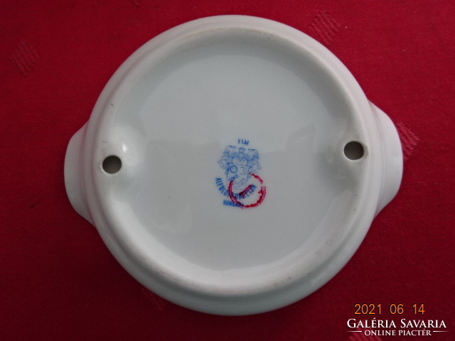 Lowland porcelain, round ashtray, diameter 9 cm. He has!