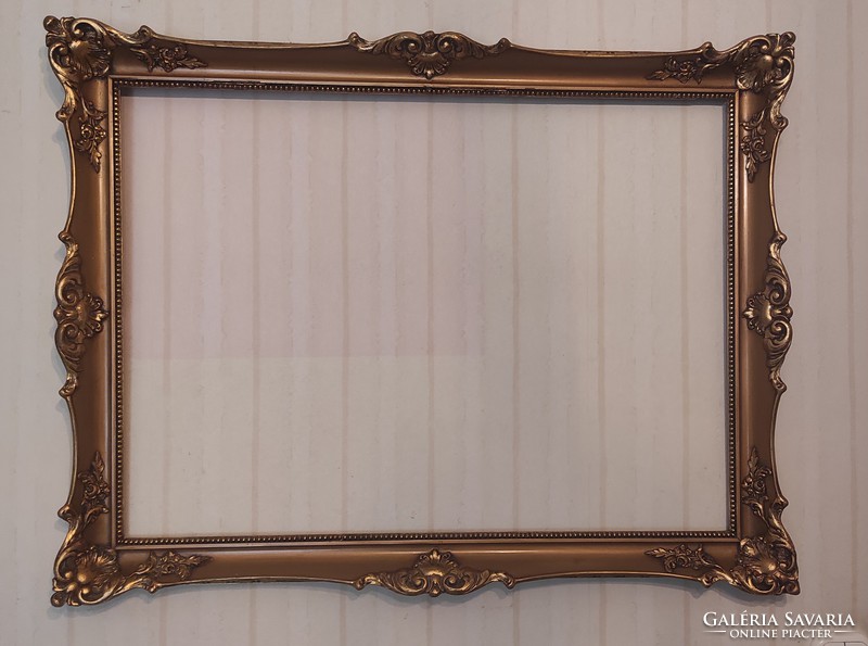 Aranyozott Blondel keret ràma képkeret festmény tükör keret szép àllapotban