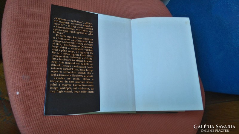 RETRÓ!!!első kiadás!!MOLDOVA GYÖRGY-A PÉNZ SZAGA RIPORT A KAMION SOFŐRÖKRŐL 1986