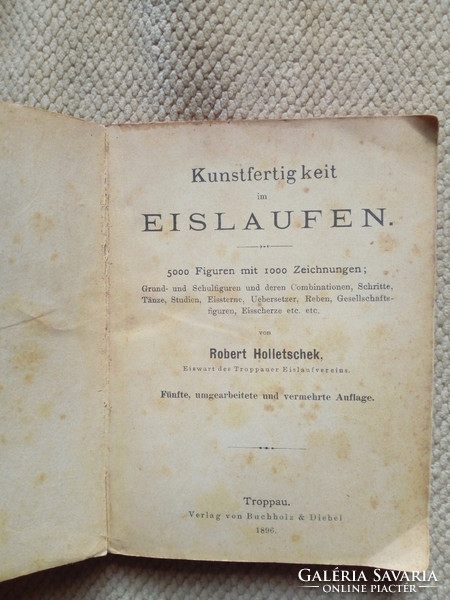 Robert Holletschek: Kunstfertigkeit im Eislaufen (1896)