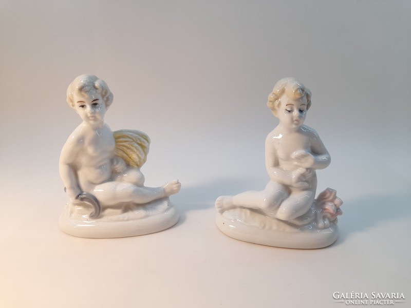 GDR Lippersdorf porcelán figura pár