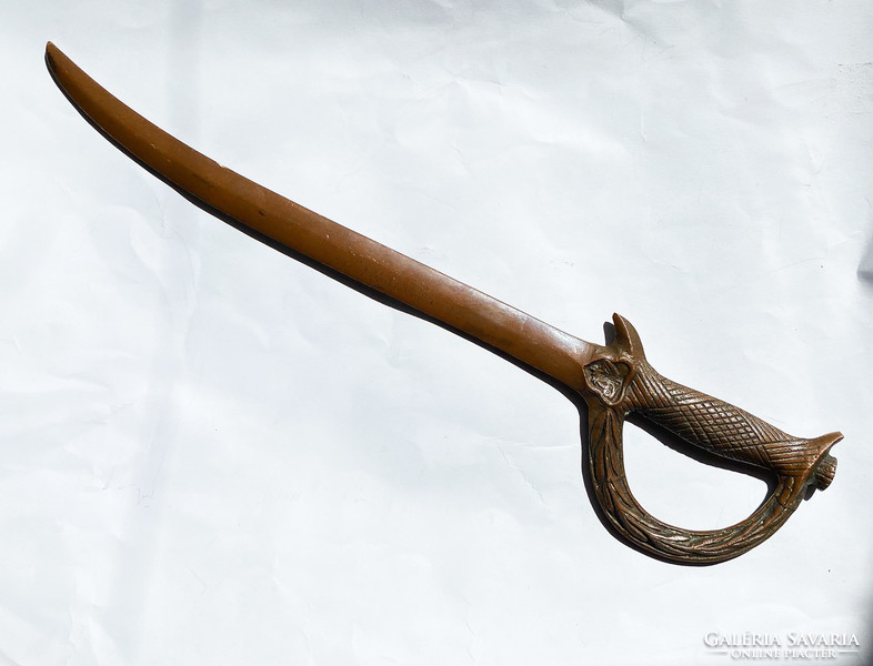 An old bronze ornamental sword with the raven of Matthias Hunyadi?