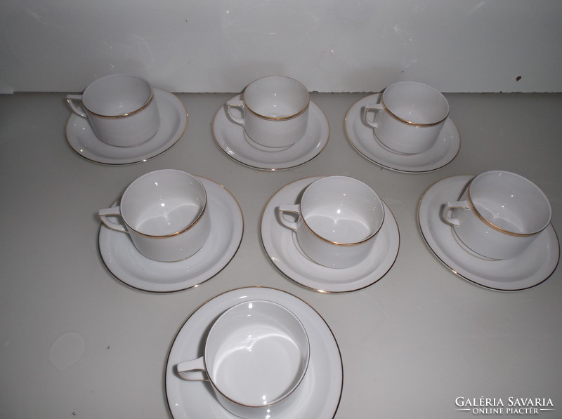 Coffee set - 1908-1939 - rarity - 14 pieces - thomas bavaria (cup 1.5 Dl, saucer 15 cm)