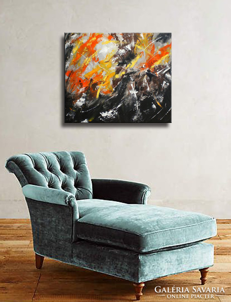 Modern abstract - 60x50cm abstract painting