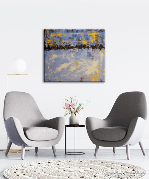 Modern abstract - 60x50 cm abstract painting