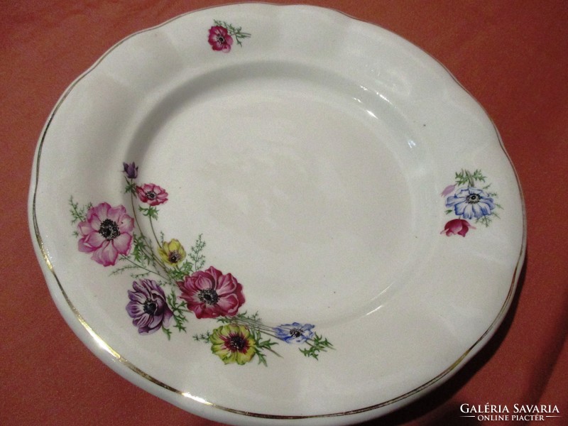 Gyönyörű, régi lapos tányér