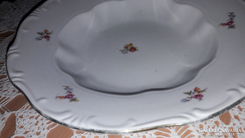 Zsolnay, beautiful floral, 1 deep plate