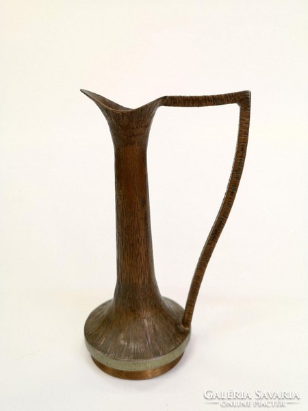 Copper vase circa 1970, industrial art retro - 04196