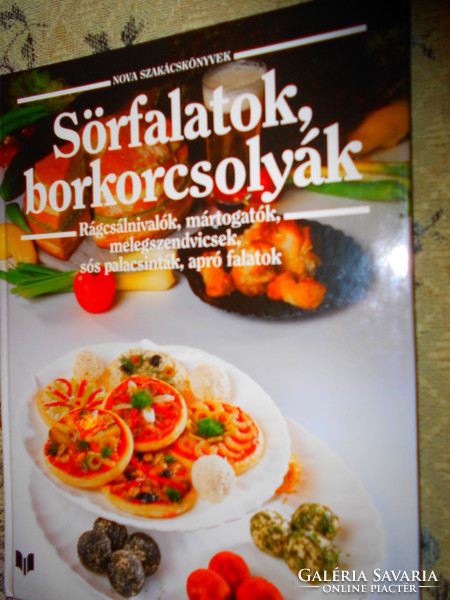 --- Beer snacks, wine skates -nova cookbook