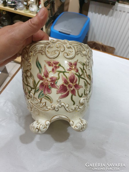 Zsolnay porcelán kaspó