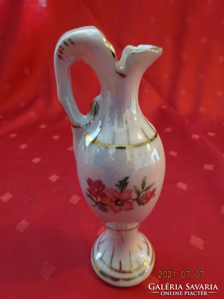 Német porcelán mini váza, magassága 12,5 cm. Vanneki!