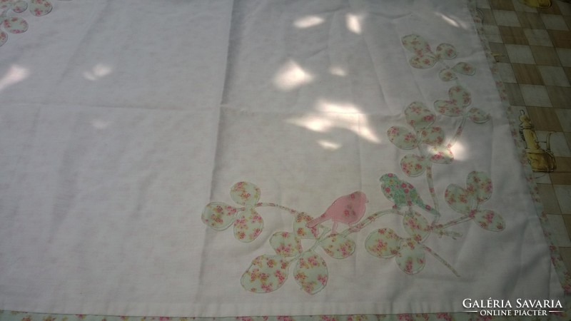 Next-beautiful appliqué pillowcase with bird 76x51 cm