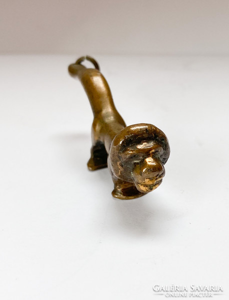 Old lion bronze bottle opener.