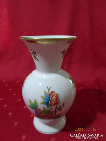 Herendi porcelán, Viktória mintás váza, magassága 20,5 cm. Vanneki!