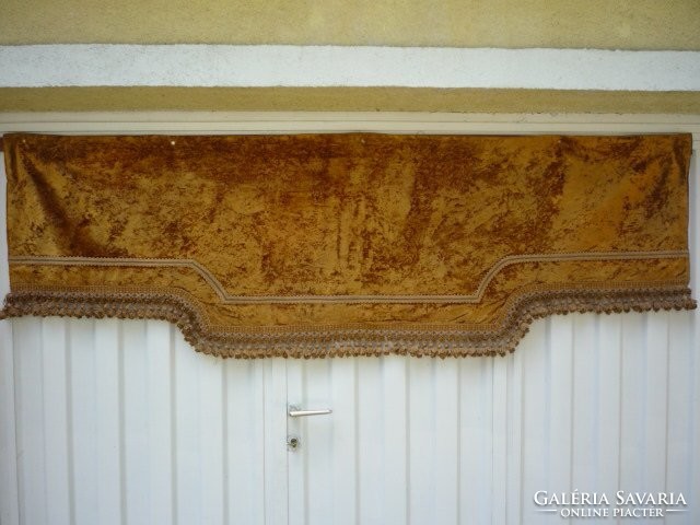 Golden velvet drapery, wall protector 200711