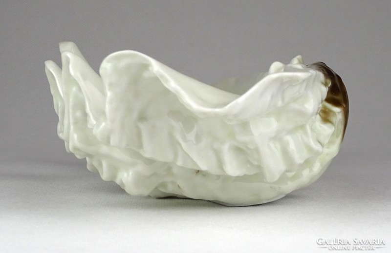 1F348 Jelzett Hollóházi porcelán kagyló 20 cm