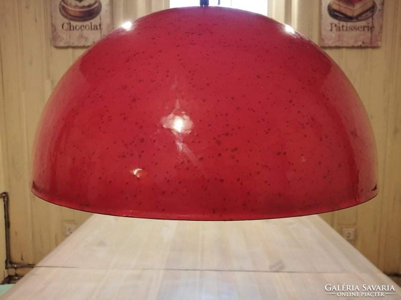 Hustadt leuchten retro enameled ceiling lamp